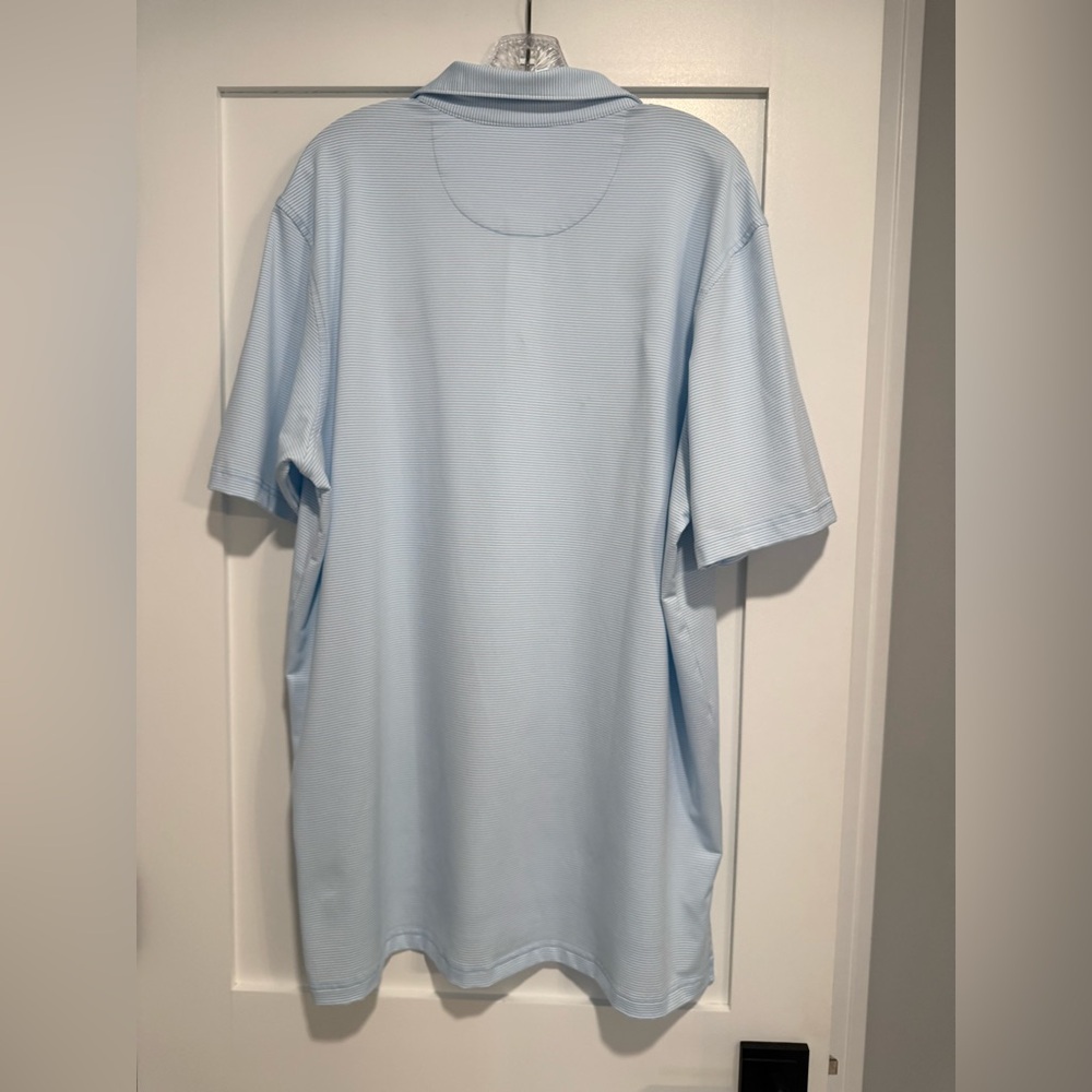 Masters Tech Light Blue/White Polo Shirt, Size XL - Picture 6 of 7